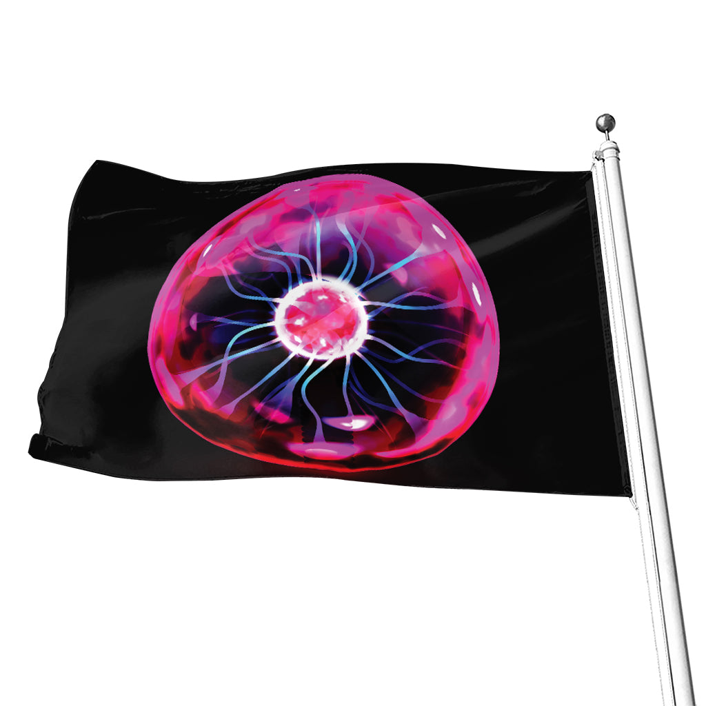 Plasma Ball Print Flag