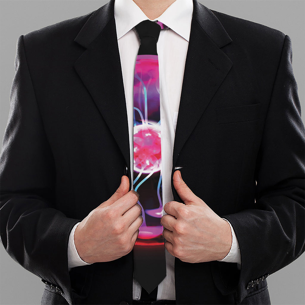 Plasma Ball Print Necktie