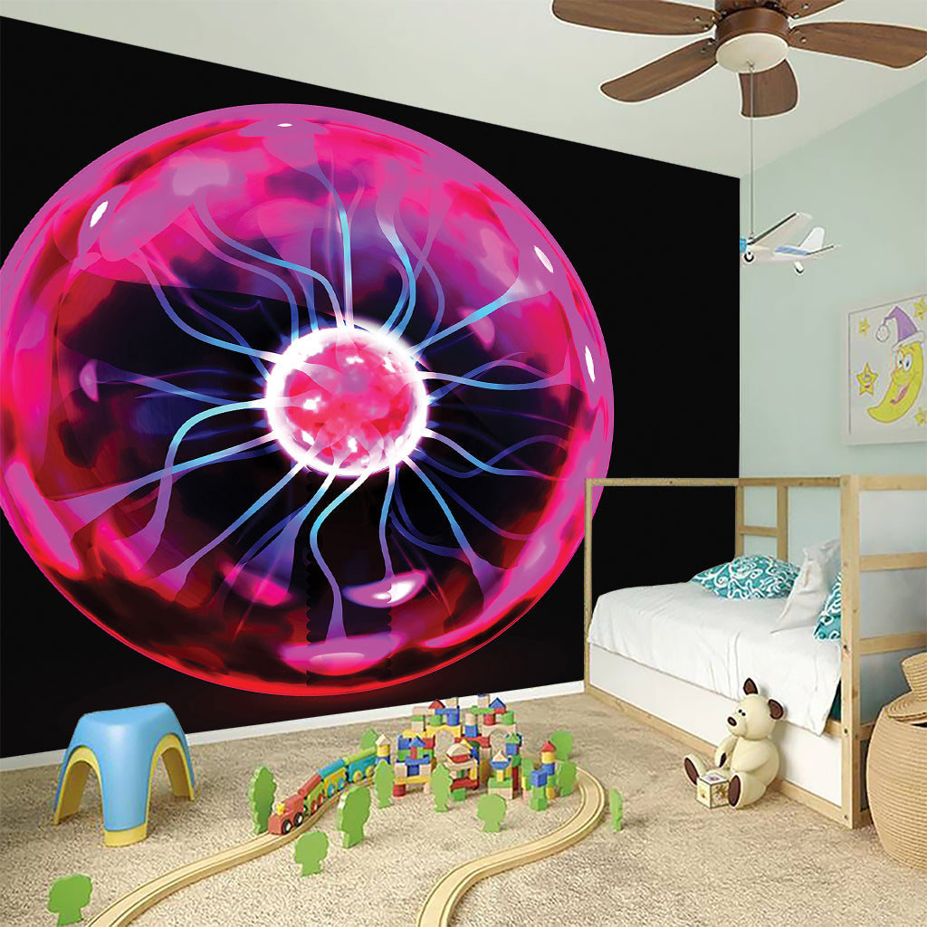 Plasma Ball Print Wall Sticker