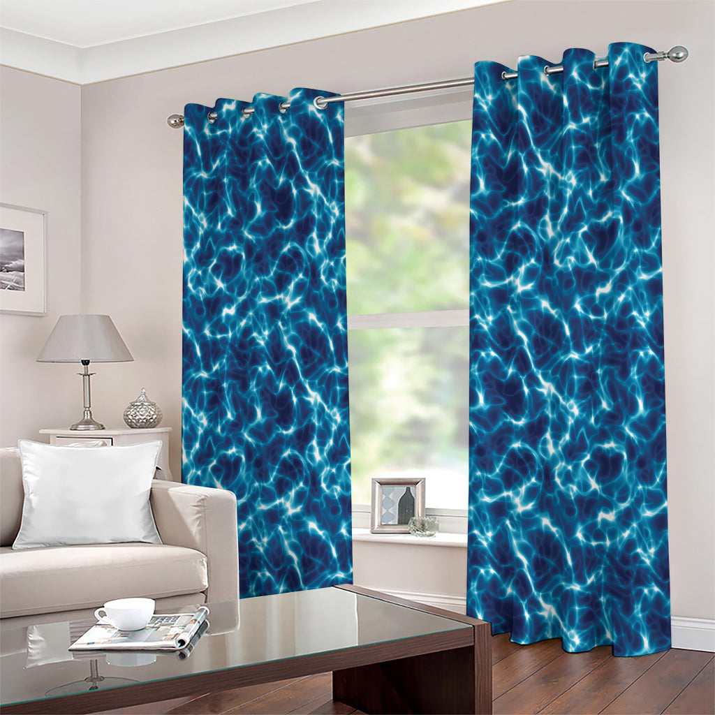 Plasma Energy Print Extra Wide Grommet Curtains