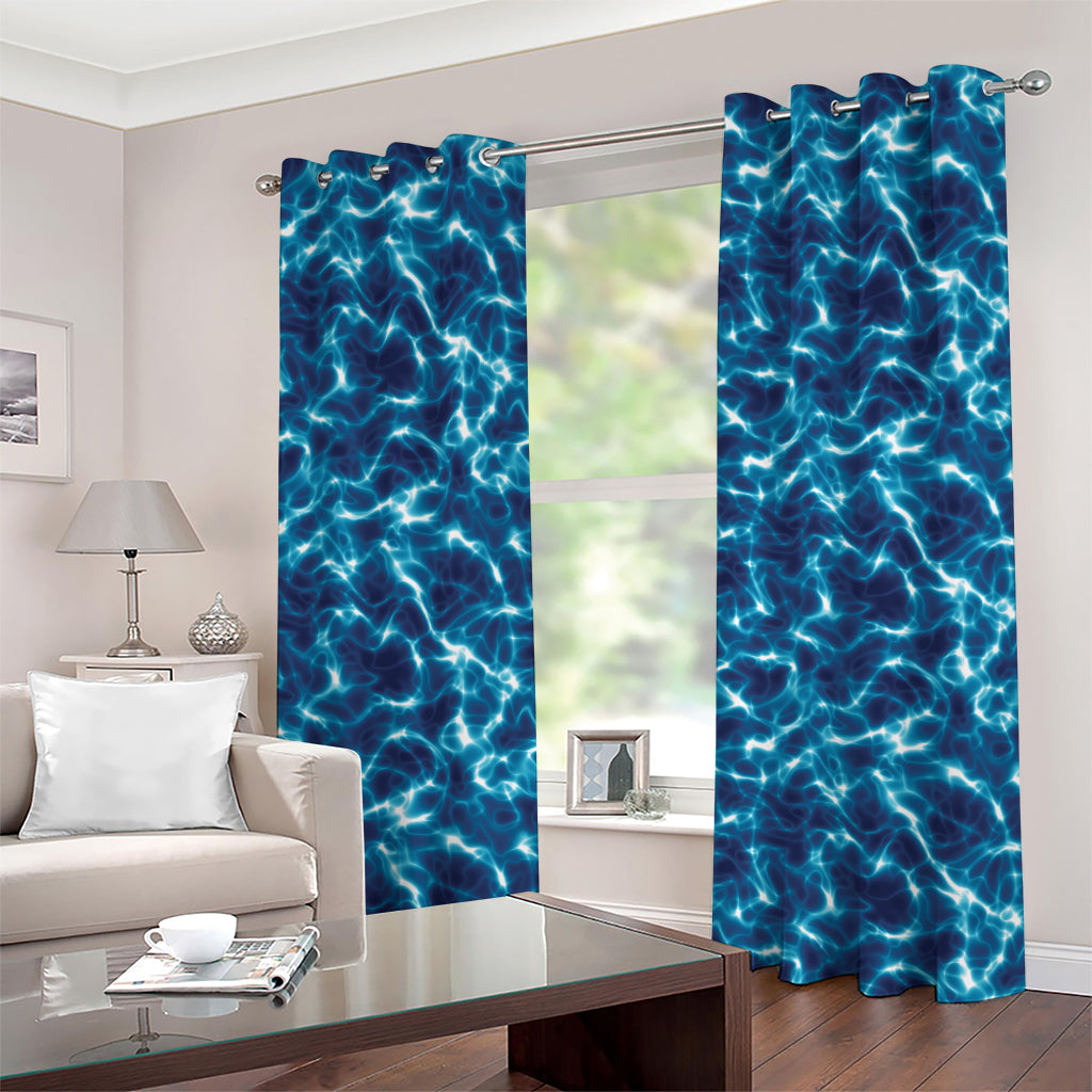 Plasma Energy Print Grommet Curtains