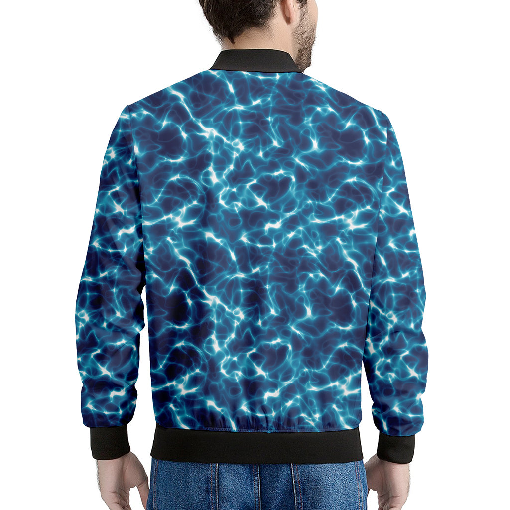 Plasma Energy Print Men's Bomber Jacket