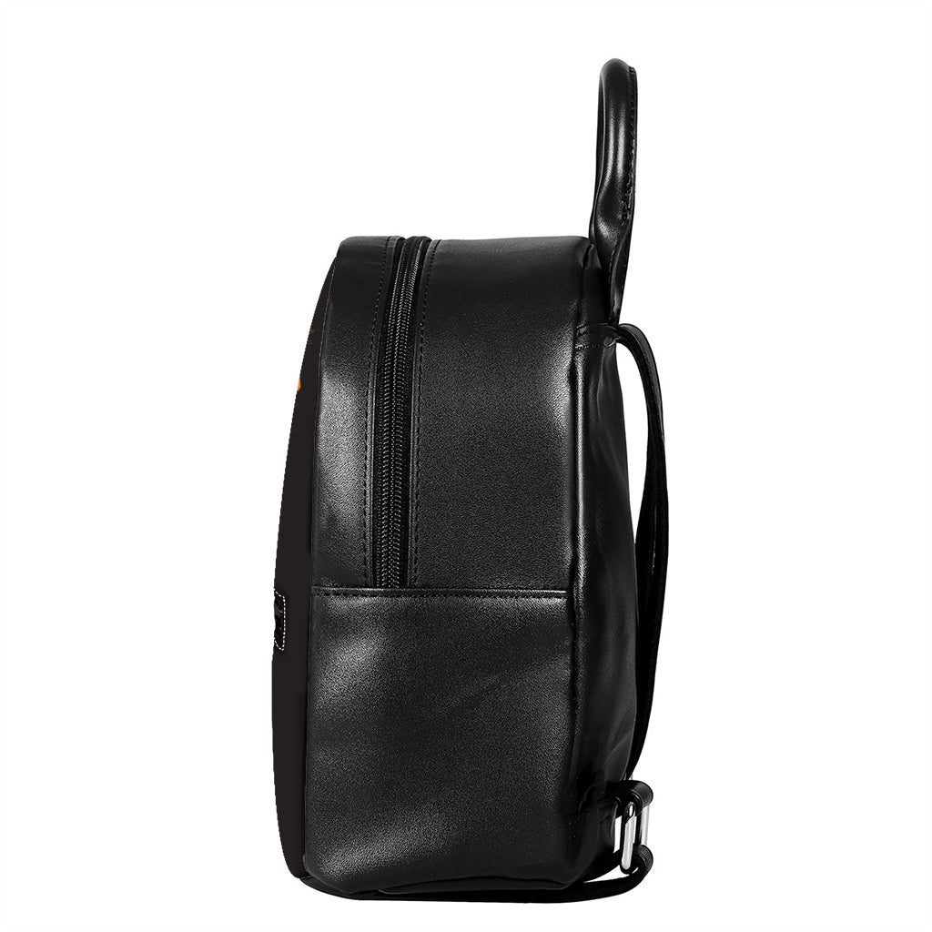 Play Dart Drink Beer Print Leather Backpack
