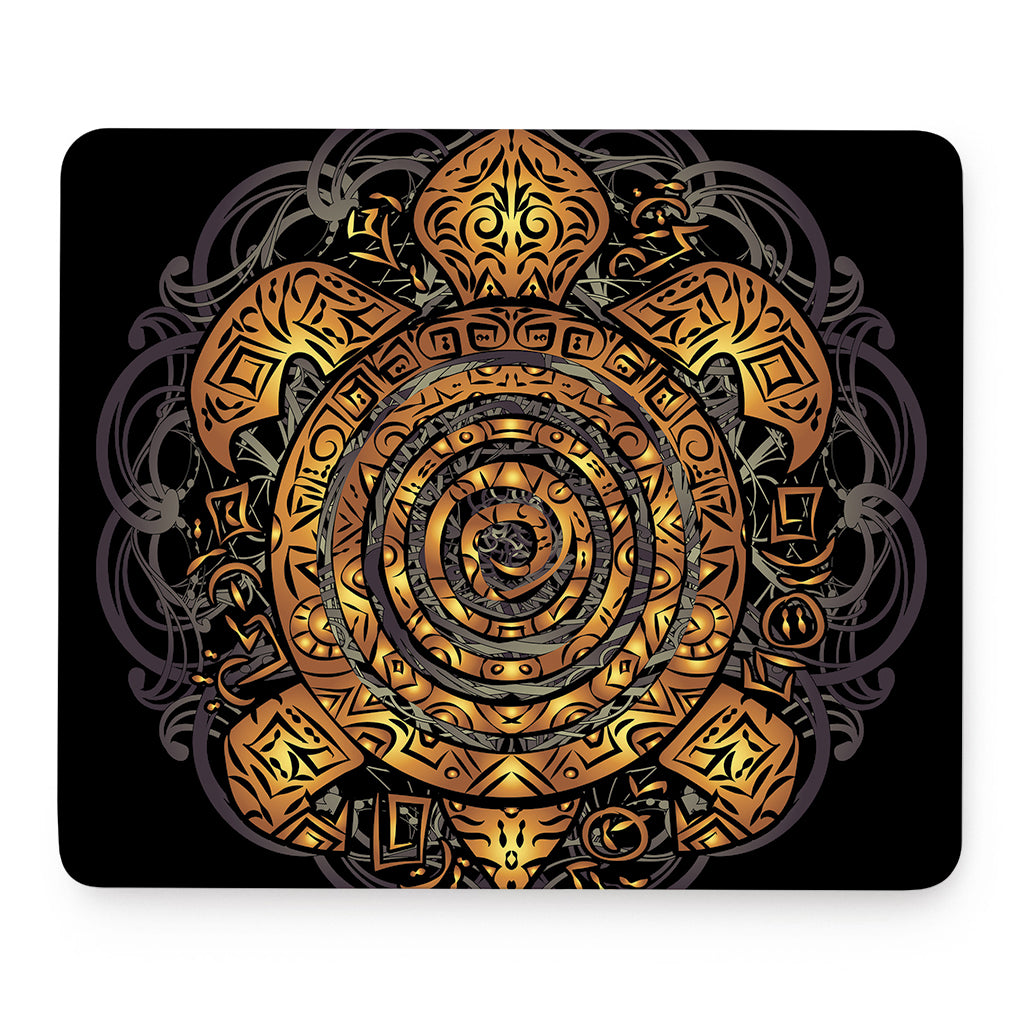 Polynesian Sea Turtle Print Mouse Pad
