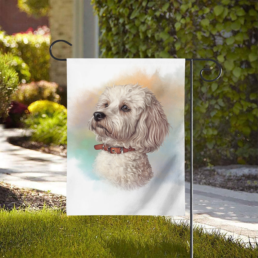 Poodle Portrait Print House Flag