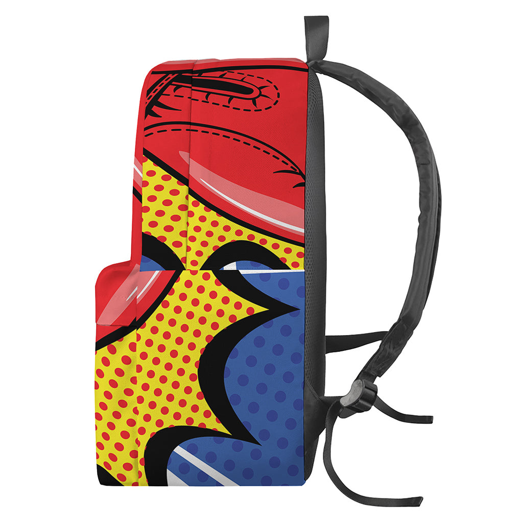 Pop Art Boxing Gloves Print Backpack