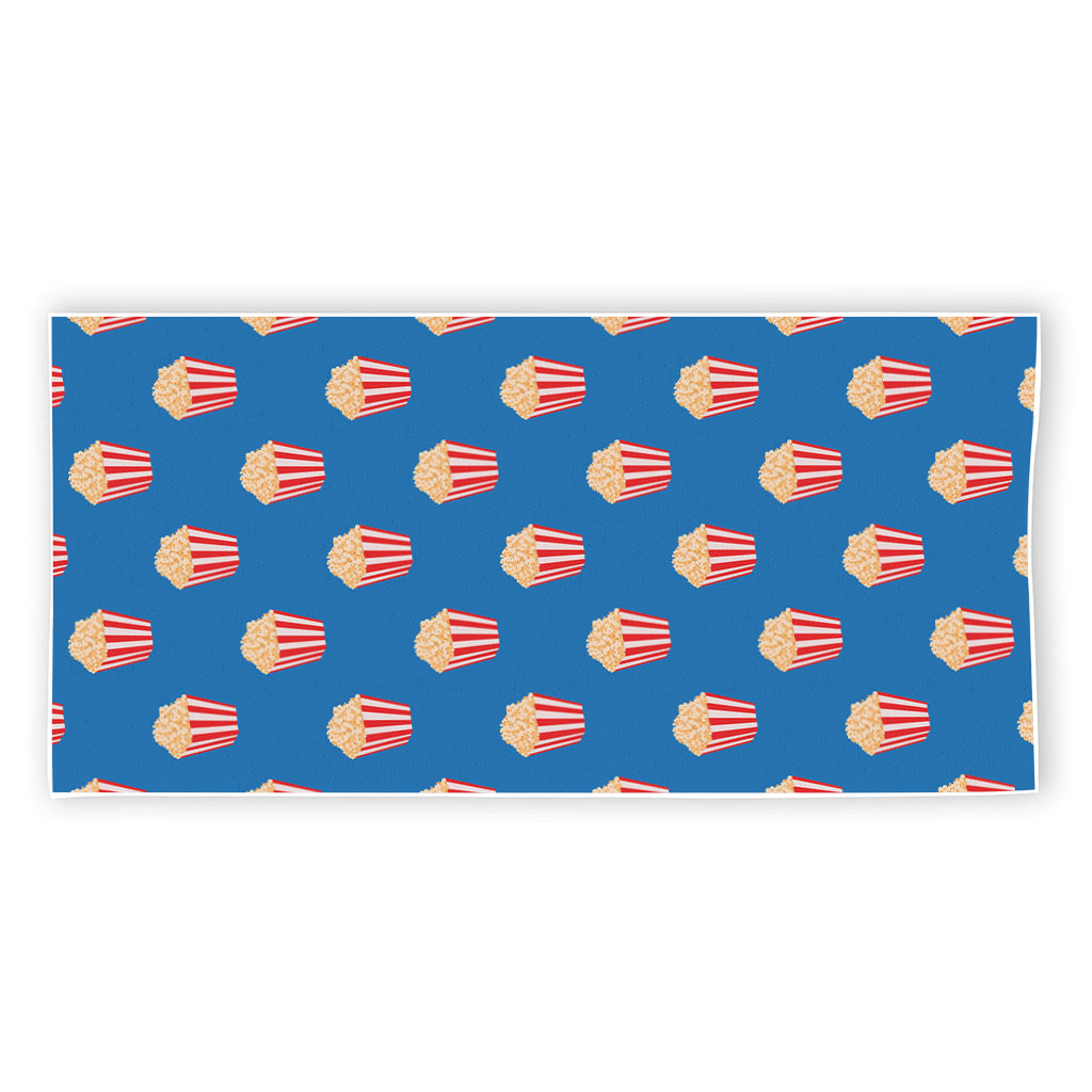 Popcorn Box Pattern Print Beach Towel