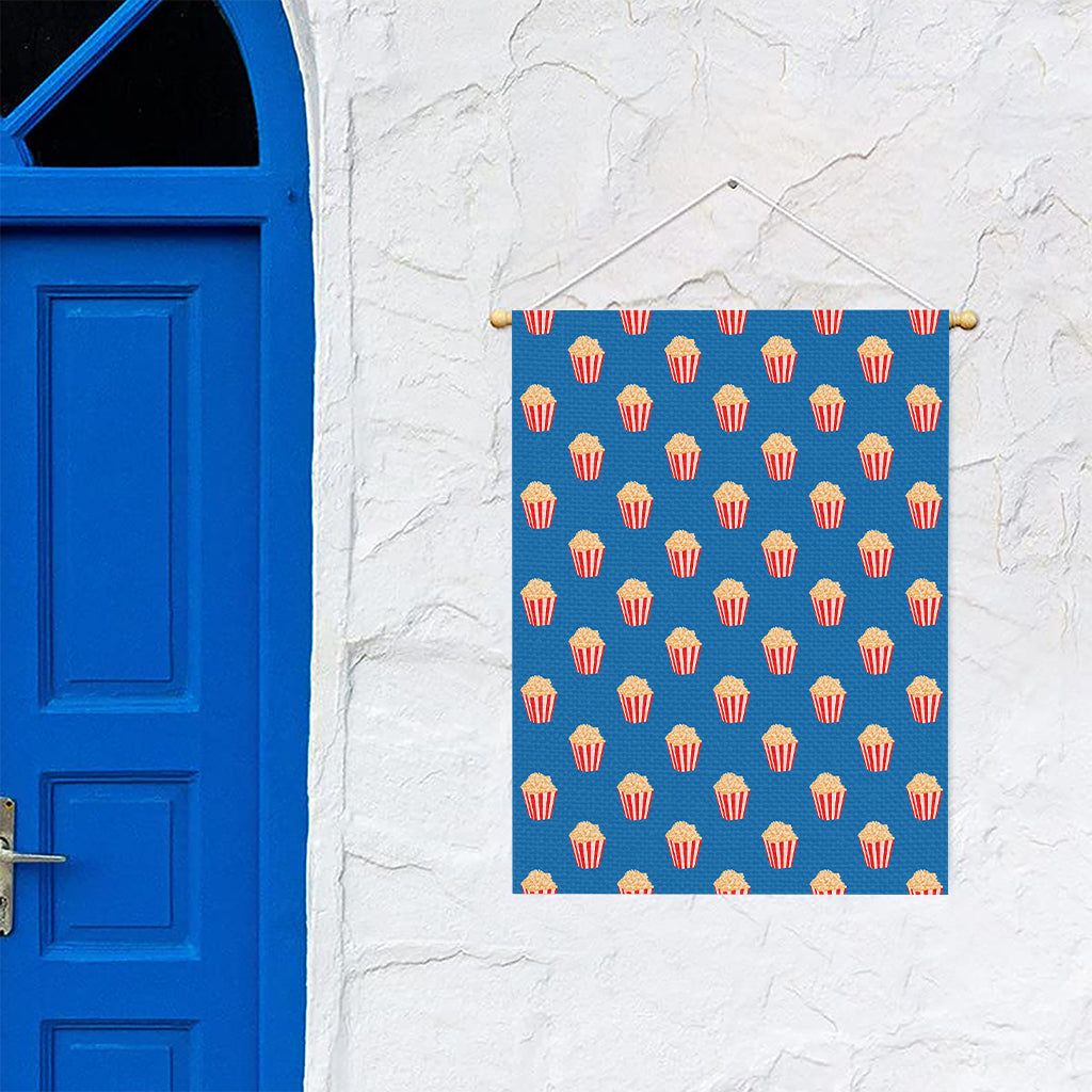 Popcorn Box Pattern Print Garden Flag