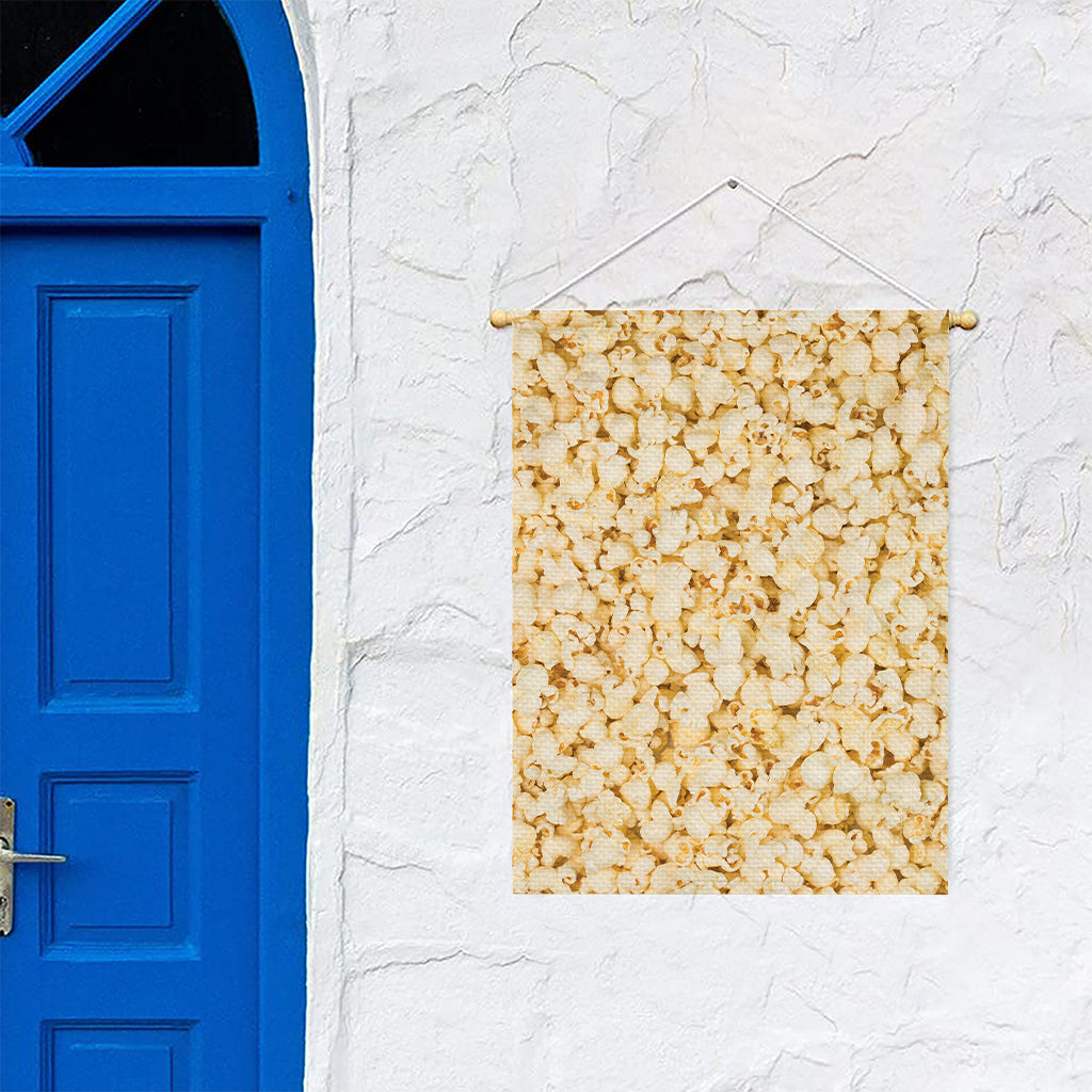 Popcorn Print Garden Flag