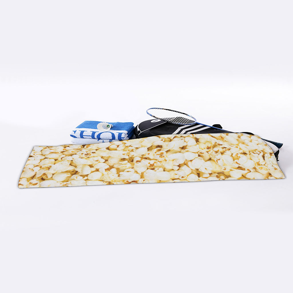 Popcorn Print Sports Towel