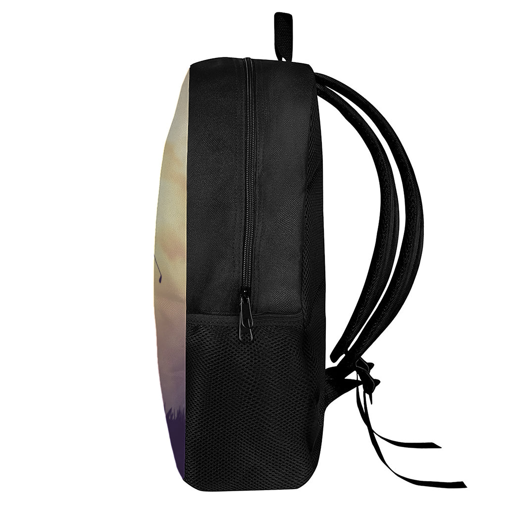 Pro Golf Swing Print 17 Inch Backpack