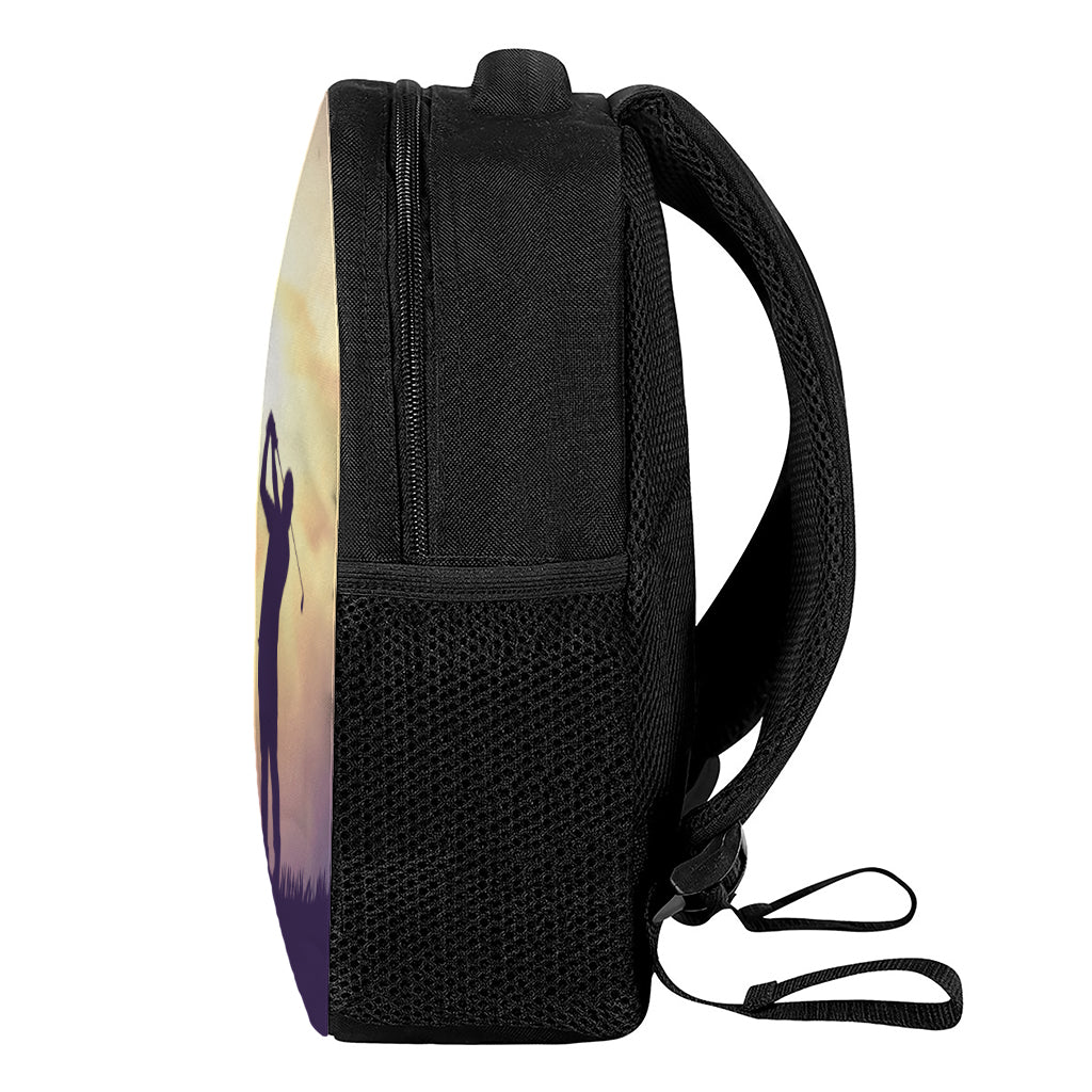 Pro Golf Swing Print Casual Backpack