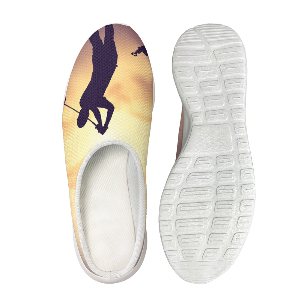 Pro Golf Swing Print Mesh Casual Shoes