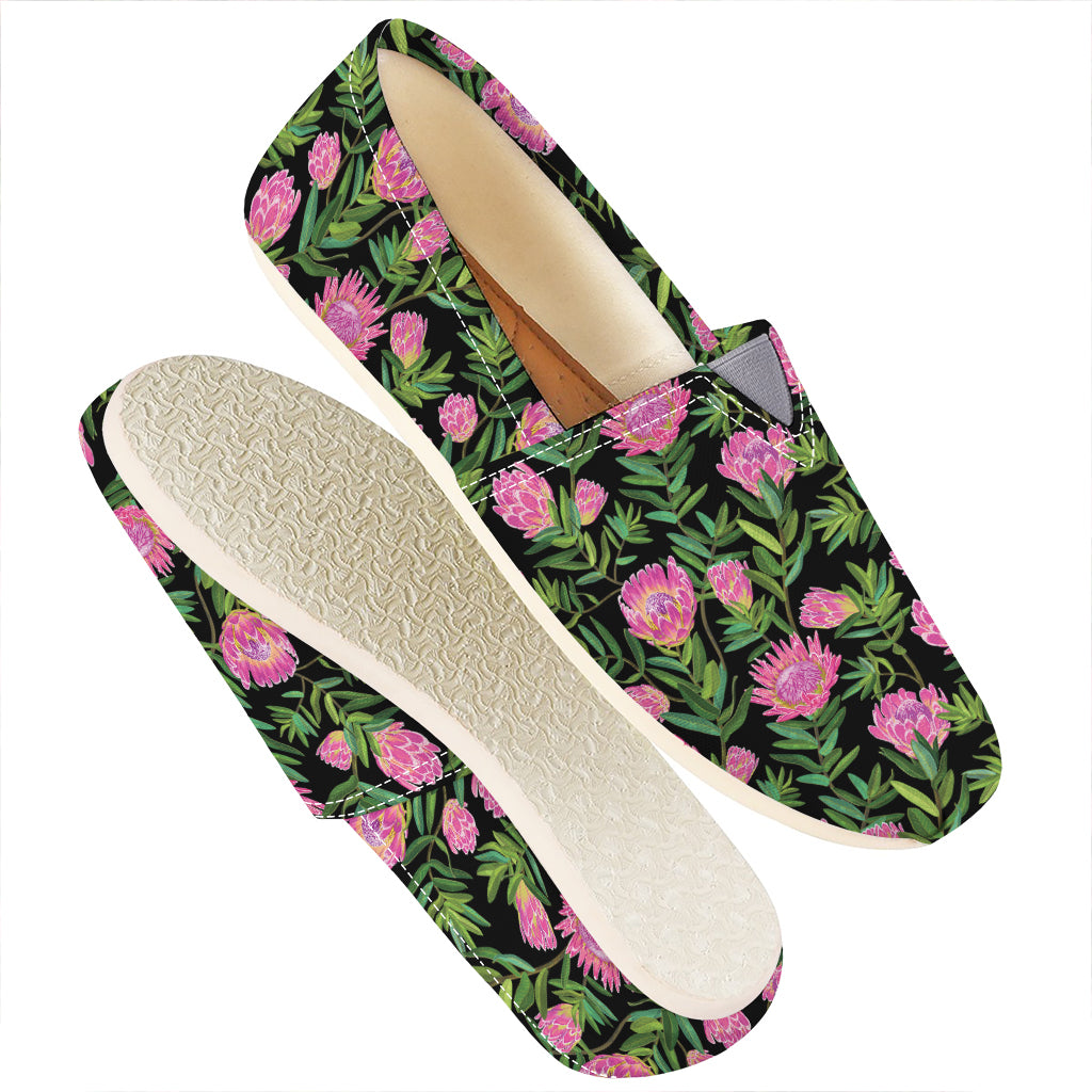 Protea Floral Pattern Print Casual Shoes