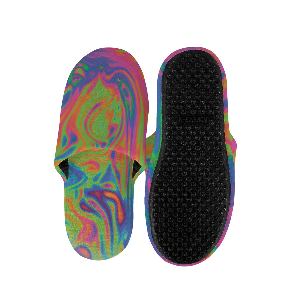 Psychedelic Bubble Print Slippers