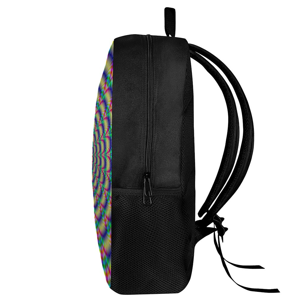 Psychedelic Explosion Optical Illusion 17 Inch Backpack