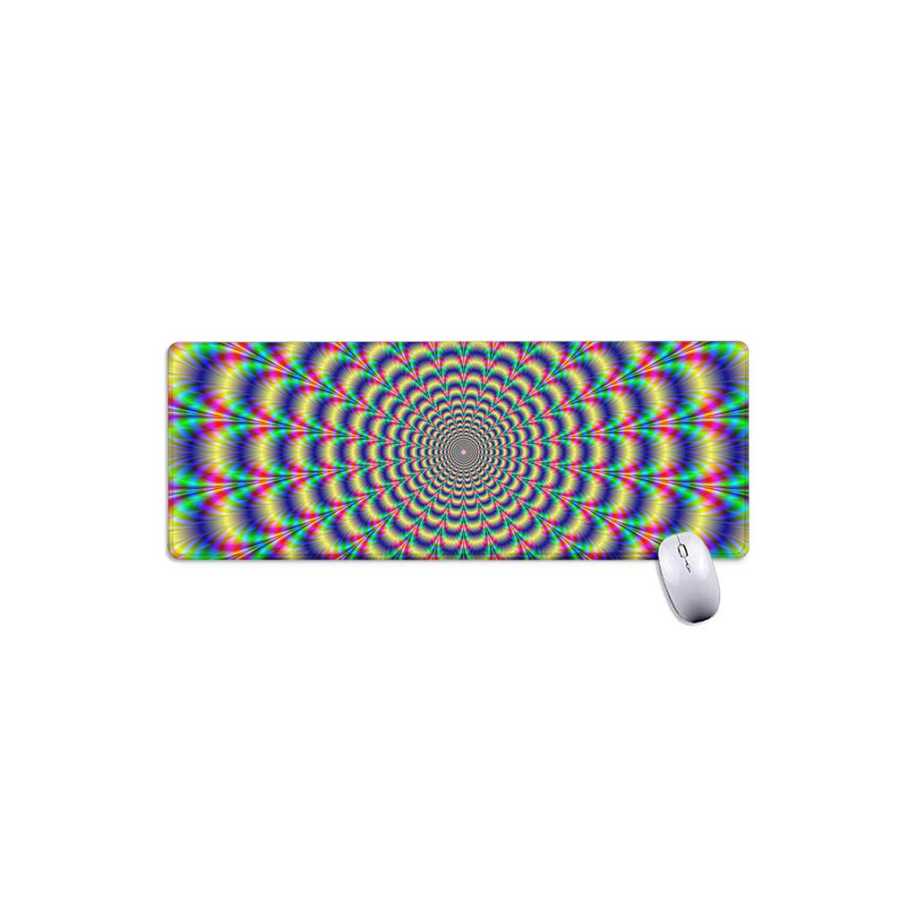 Psychedelic Explosion Optical Illusion Extended Mouse Pad