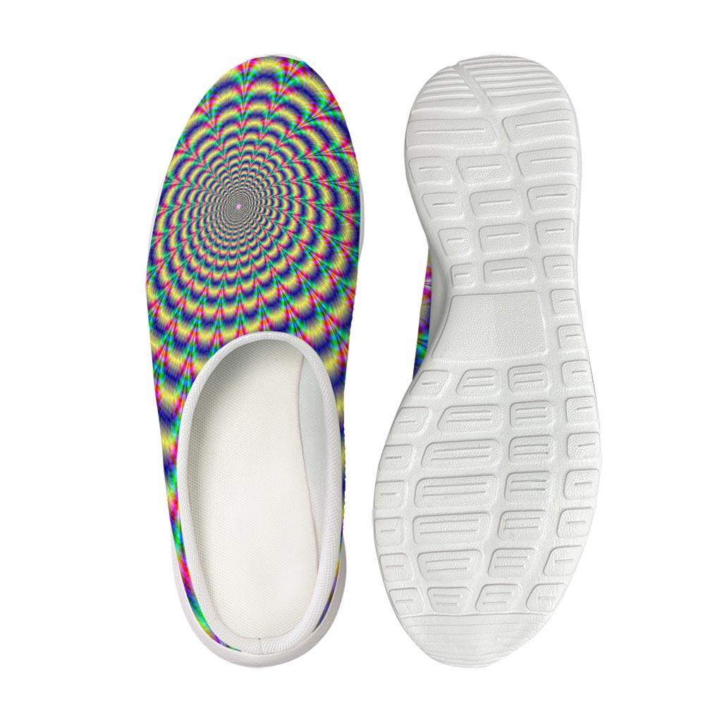 Psychedelic Explosion Optical Illusion Mesh Casual Shoes