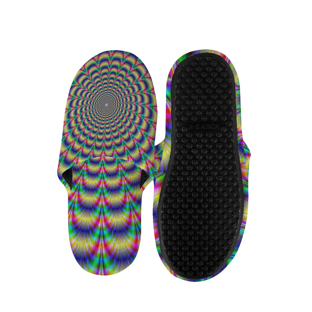 Psychedelic Explosion Optical Illusion Slippers