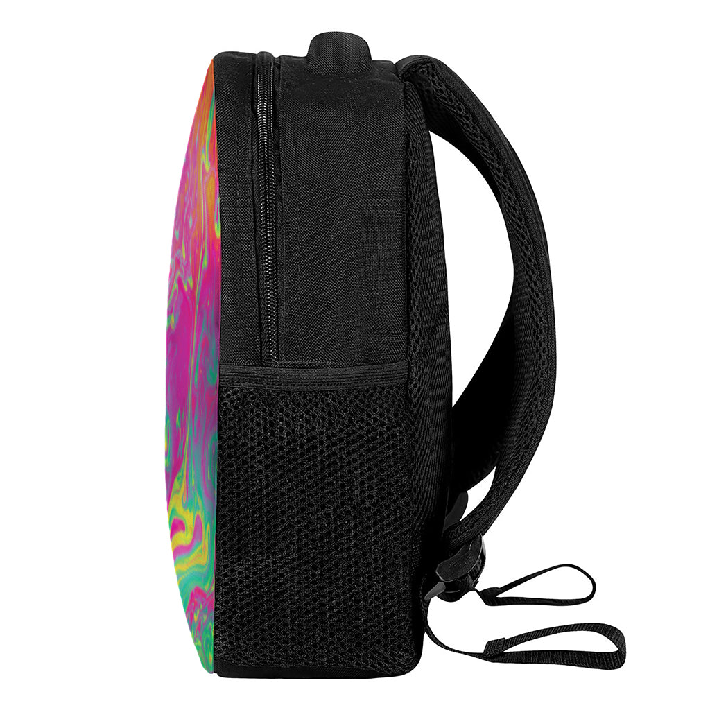 Psychedelic Formed Print Casual Backpack
