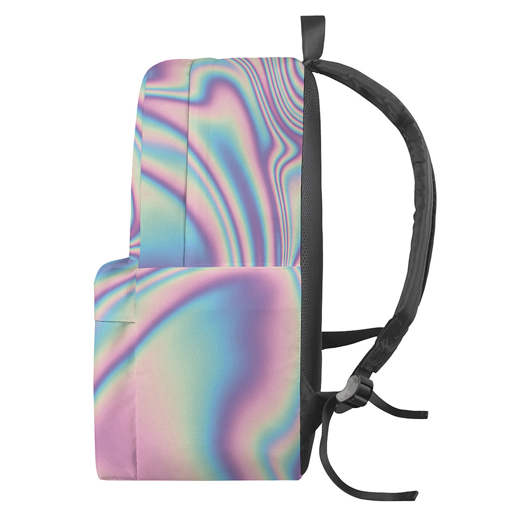 Psychedelic Holographic Print Backpack