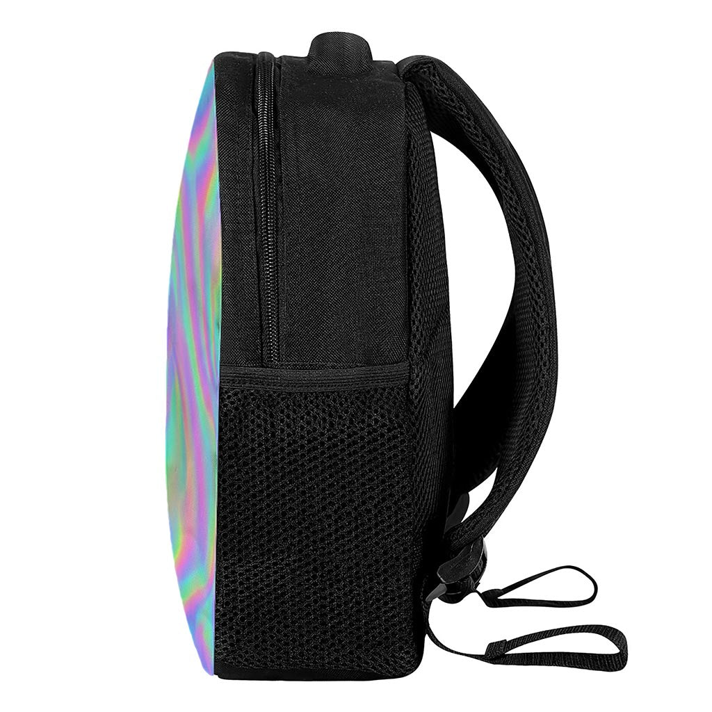 Psychedelic Holographic Trippy Print Casual Backpack
