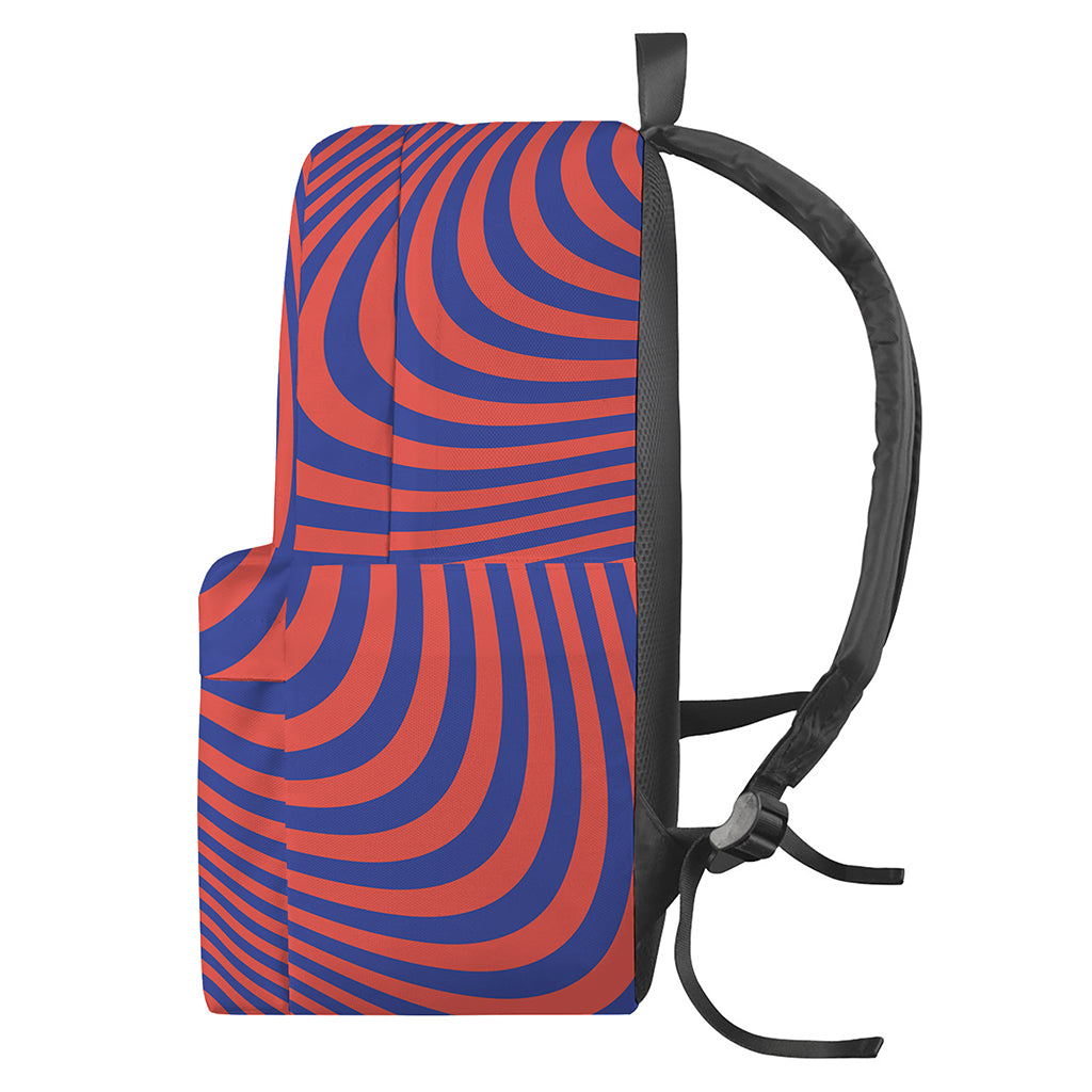 Psychedelic Illusion Print Backpack