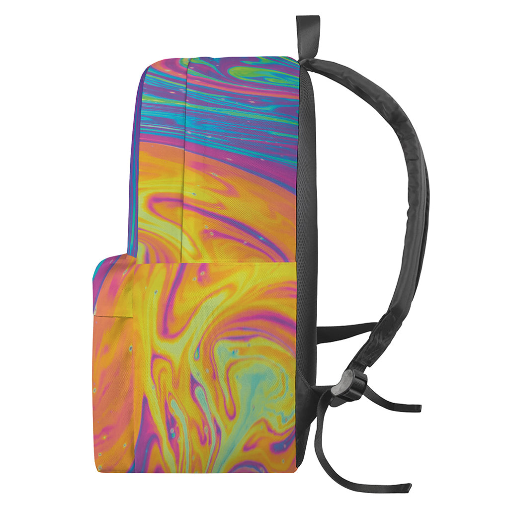 Psychedelic Liquid Print Backpack