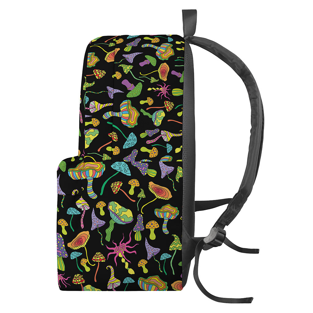 Psychedelic Mushroom Pattern Print Backpack