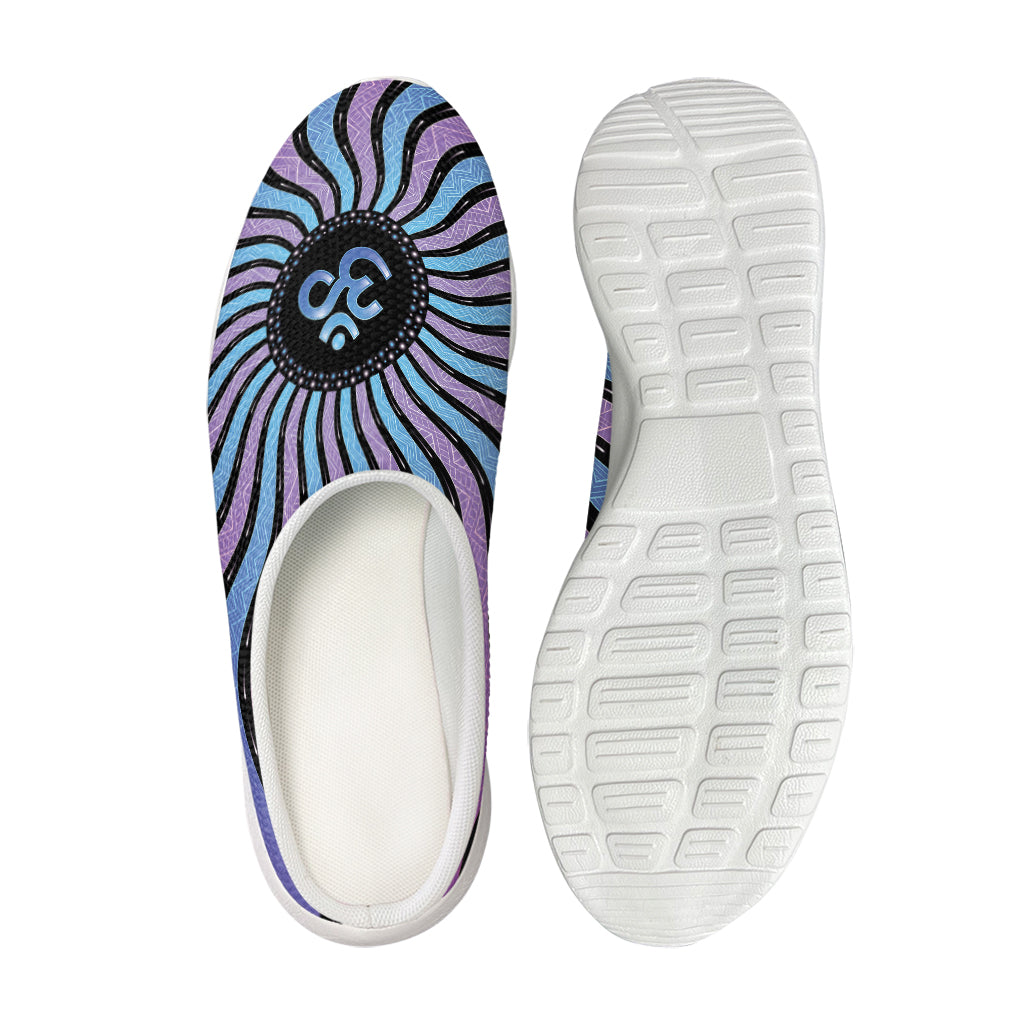 Psychedelic Om Print Mesh Casual Shoes
