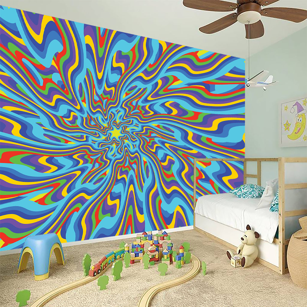 Psychedelic Print Wall Sticker