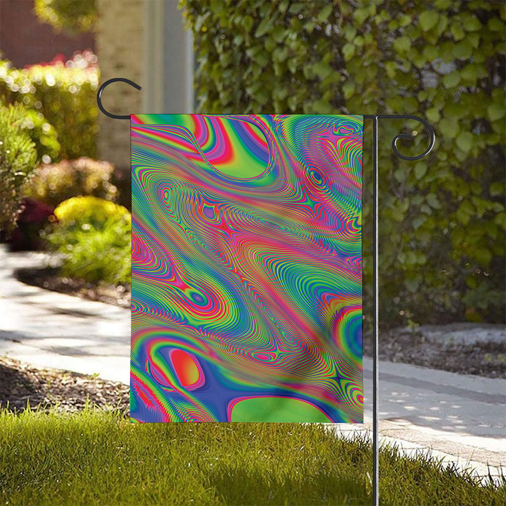 Psychedelic Rave Print House Flag