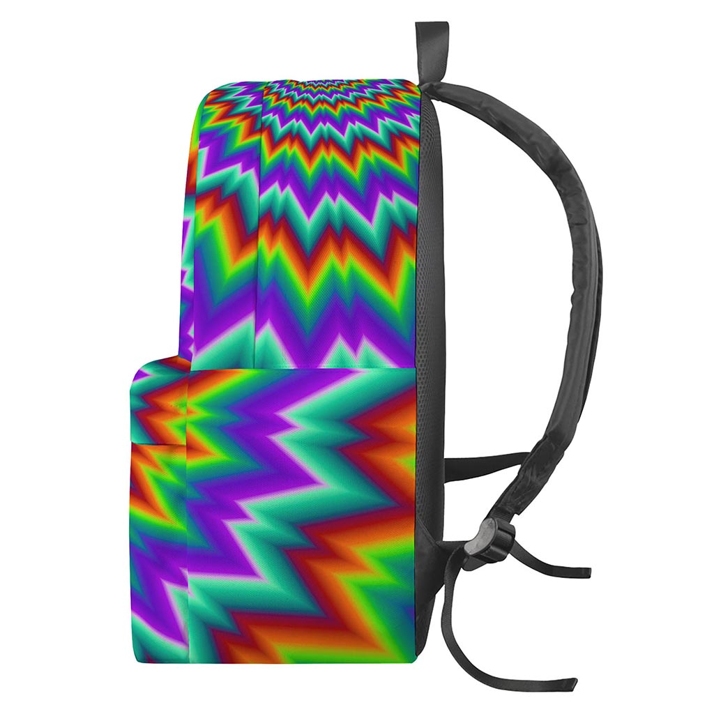Psychedelic Spiral Optical Illusion Backpack