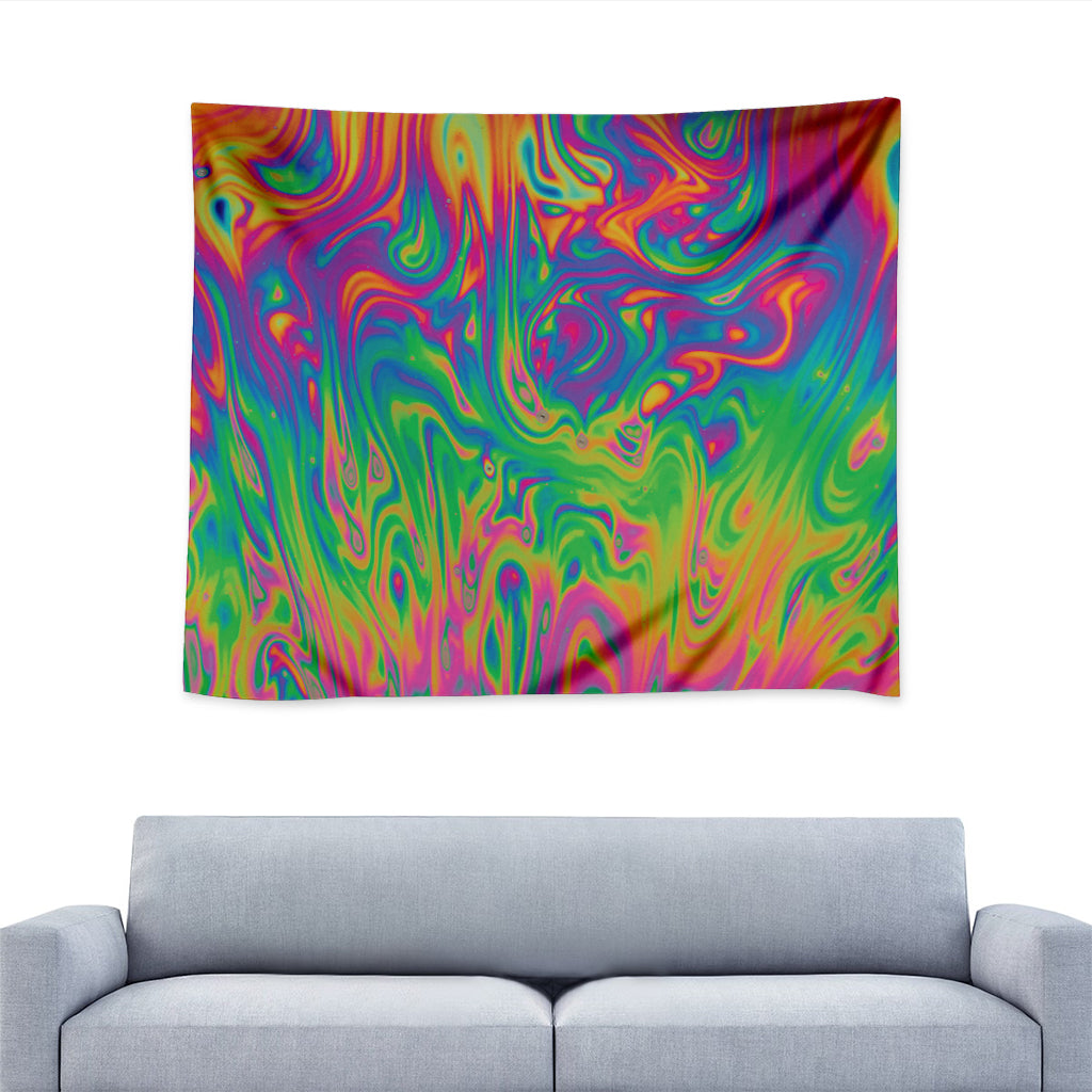 Psychedelic Surface Print Tapestry