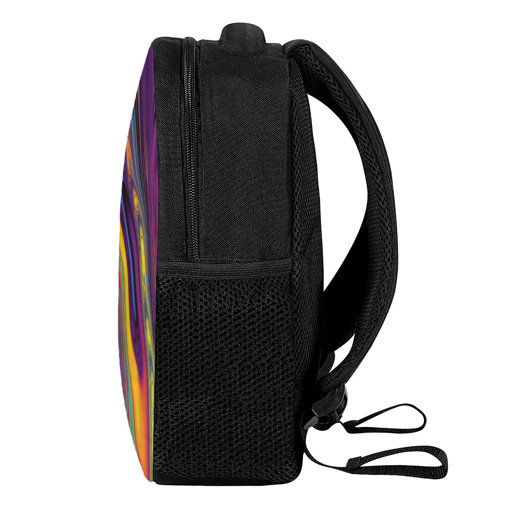 Psychedelic Trippy Fractal Print Casual Backpack