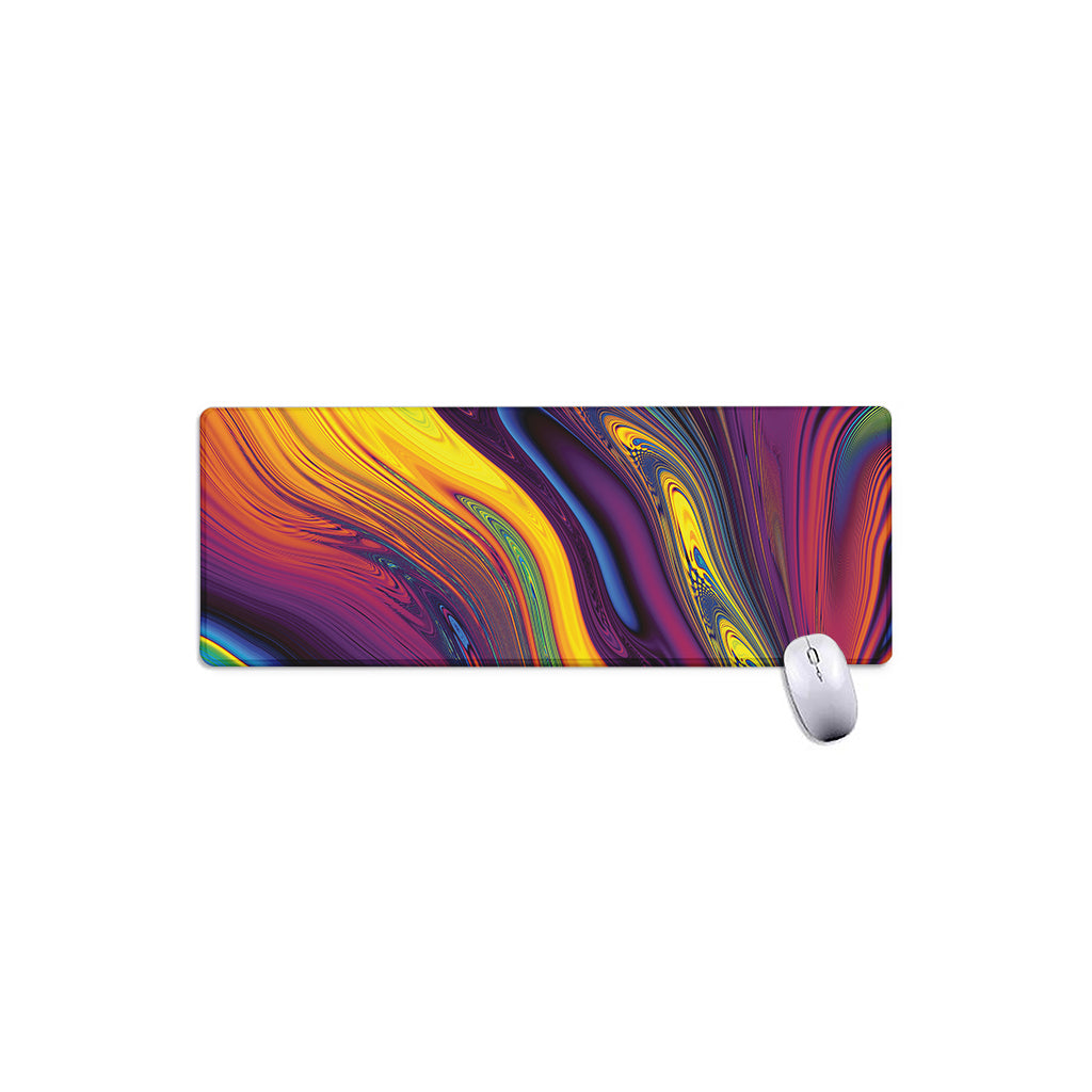 Psychedelic Trippy Fractal Print Extended Mouse Pad