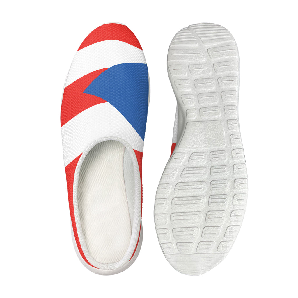 Puerto Rican Flag Print Mesh Casual Shoes