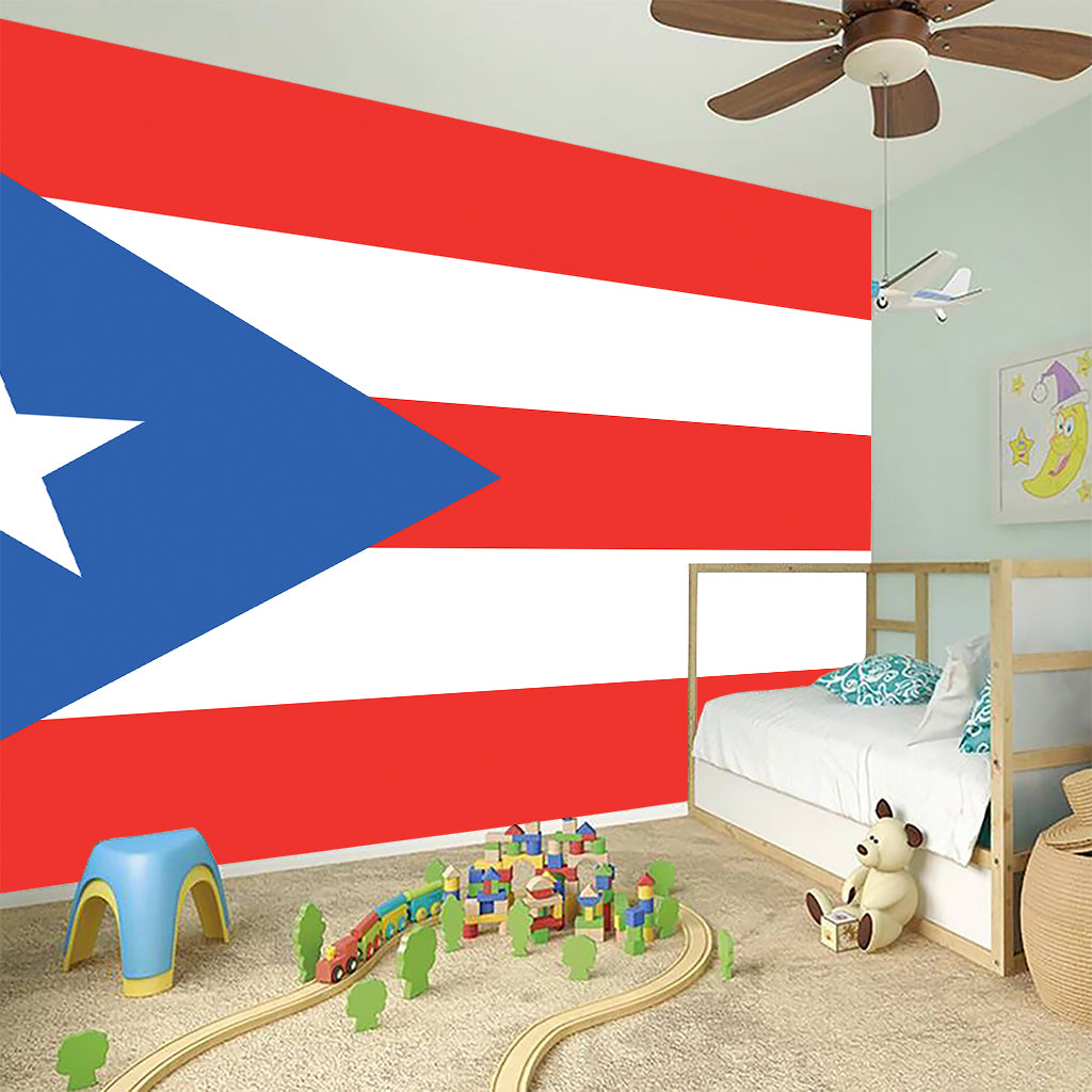 Puerto Rican Flag Print Wall Sticker