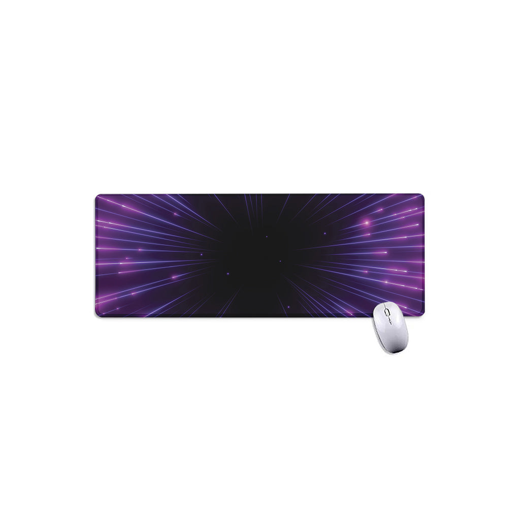 Purple Hyperspace Print Extended Mouse Pad
