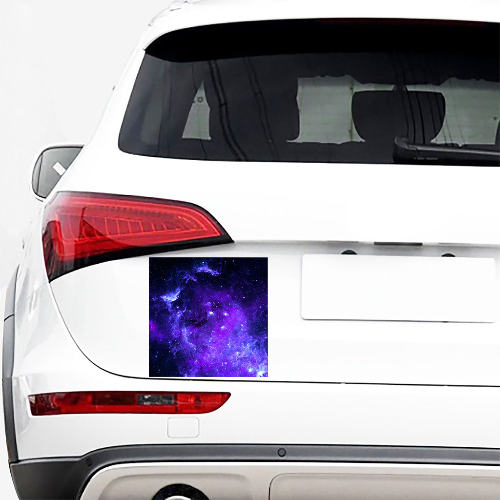 Purple Stars Nebula Galaxy Space Print Car Sticker