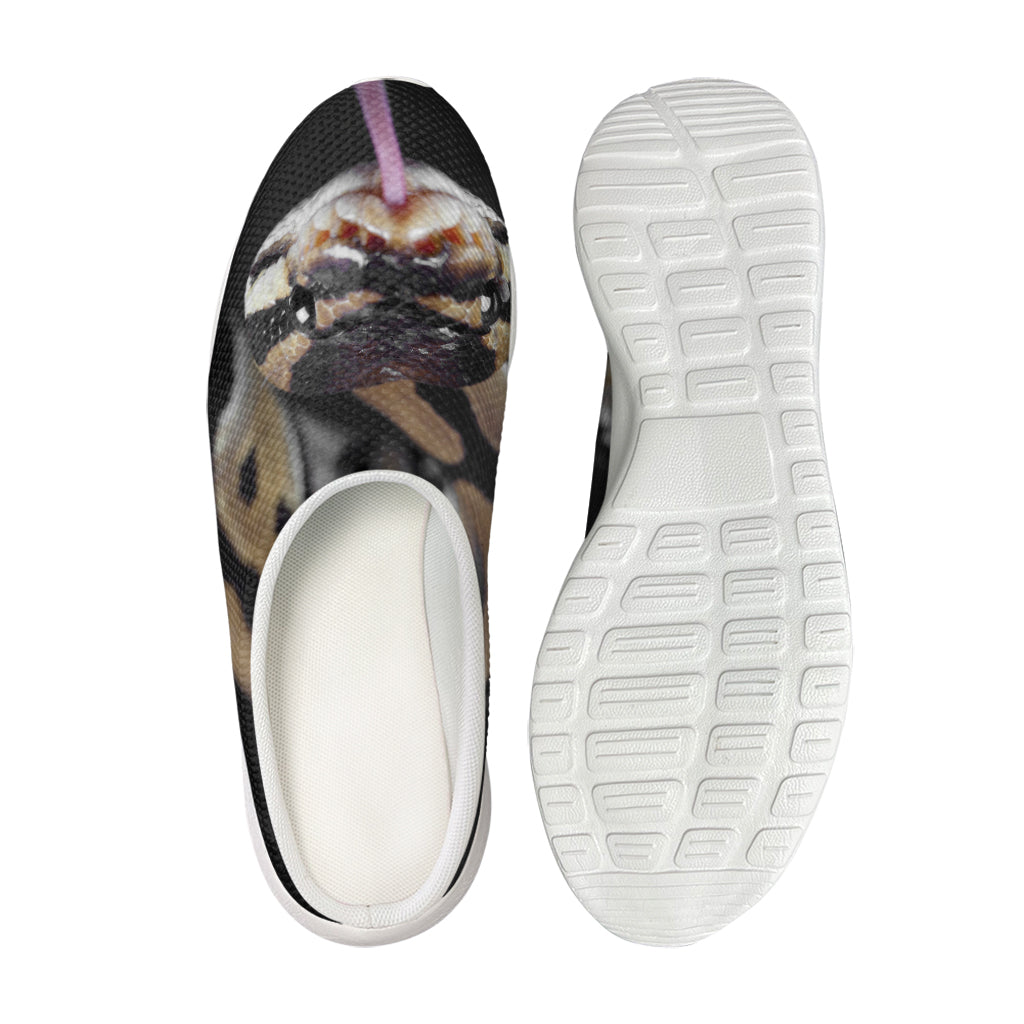 Python Snake Print Mesh Casual Shoes
