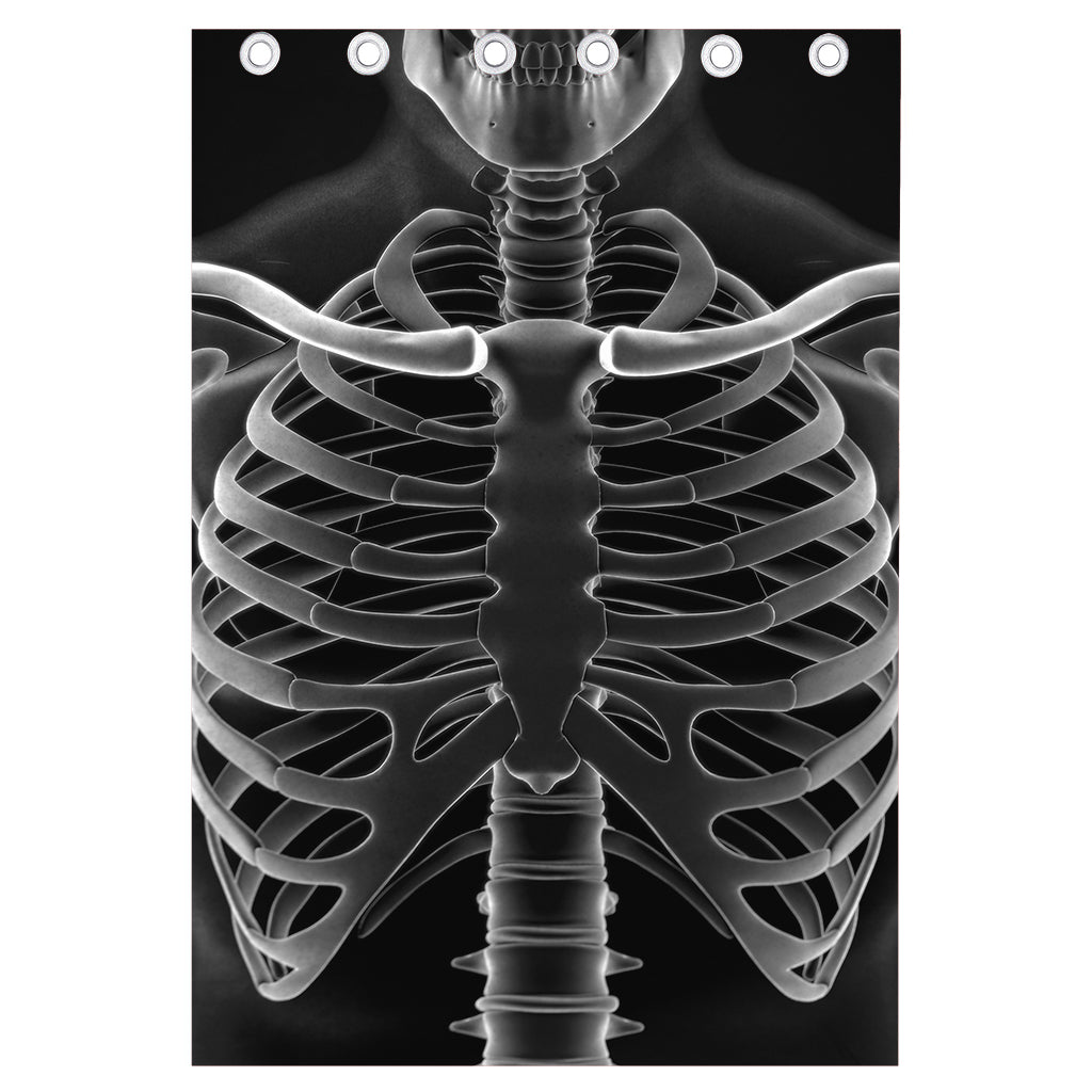 Radiologist X-Ray Film Print Curtain