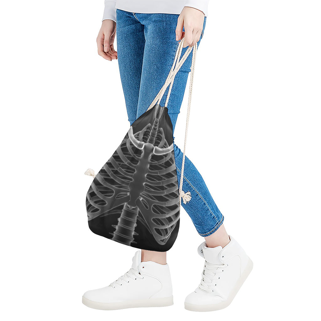 Radiologist X-Ray Film Print Drawstring Bag