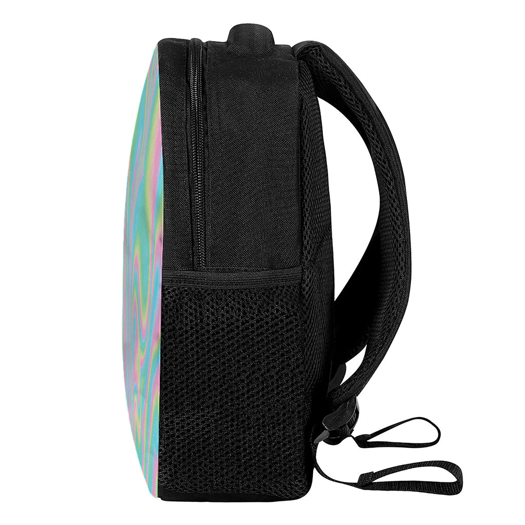 Rainbow Holographic Print Casual Backpack