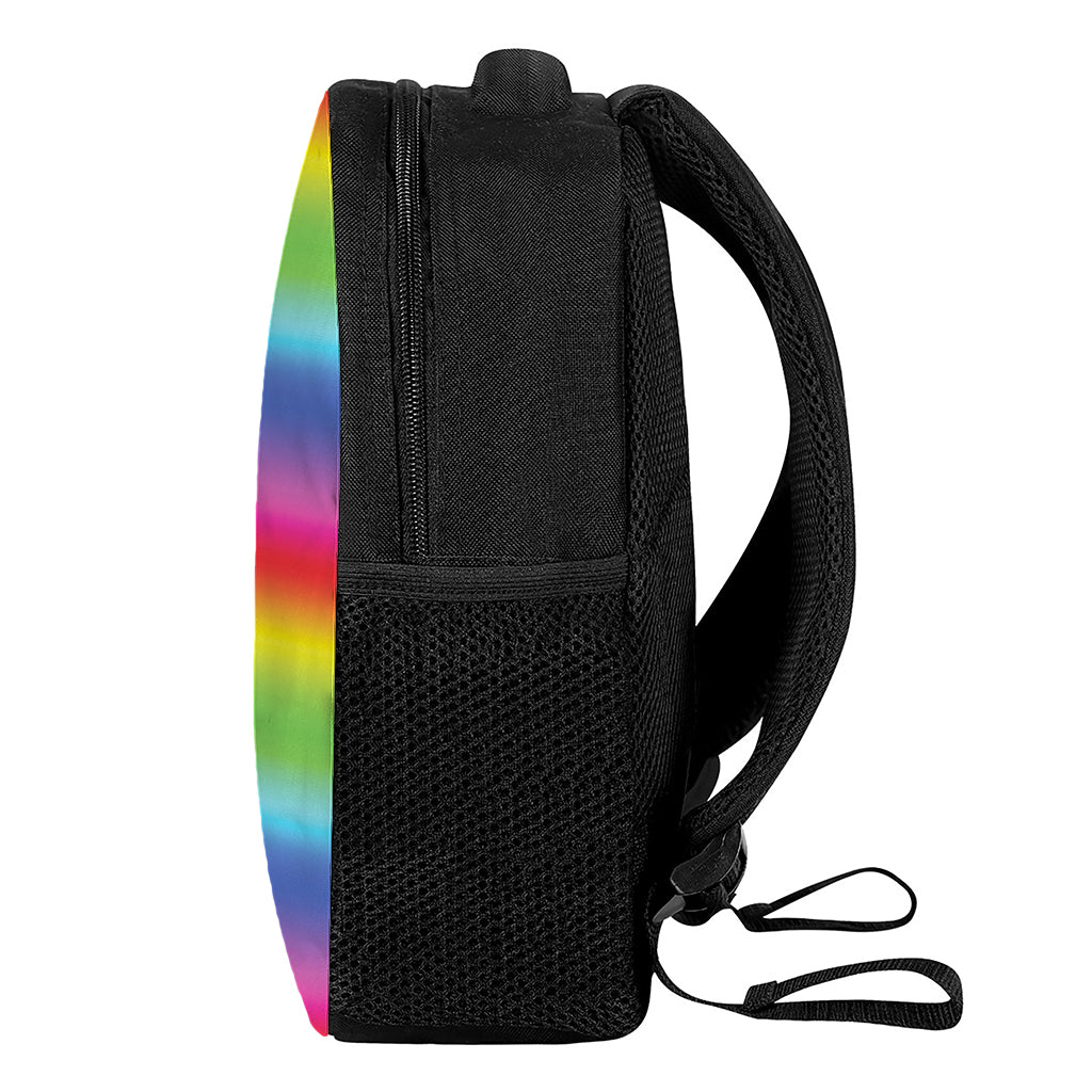Rainbow Print Casual Backpack