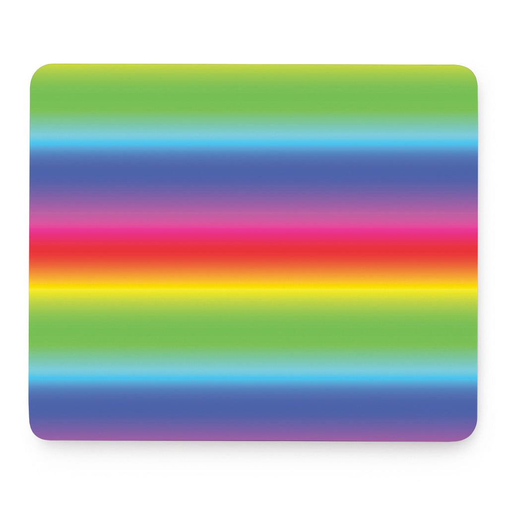 Rainbow Print Mouse Pad