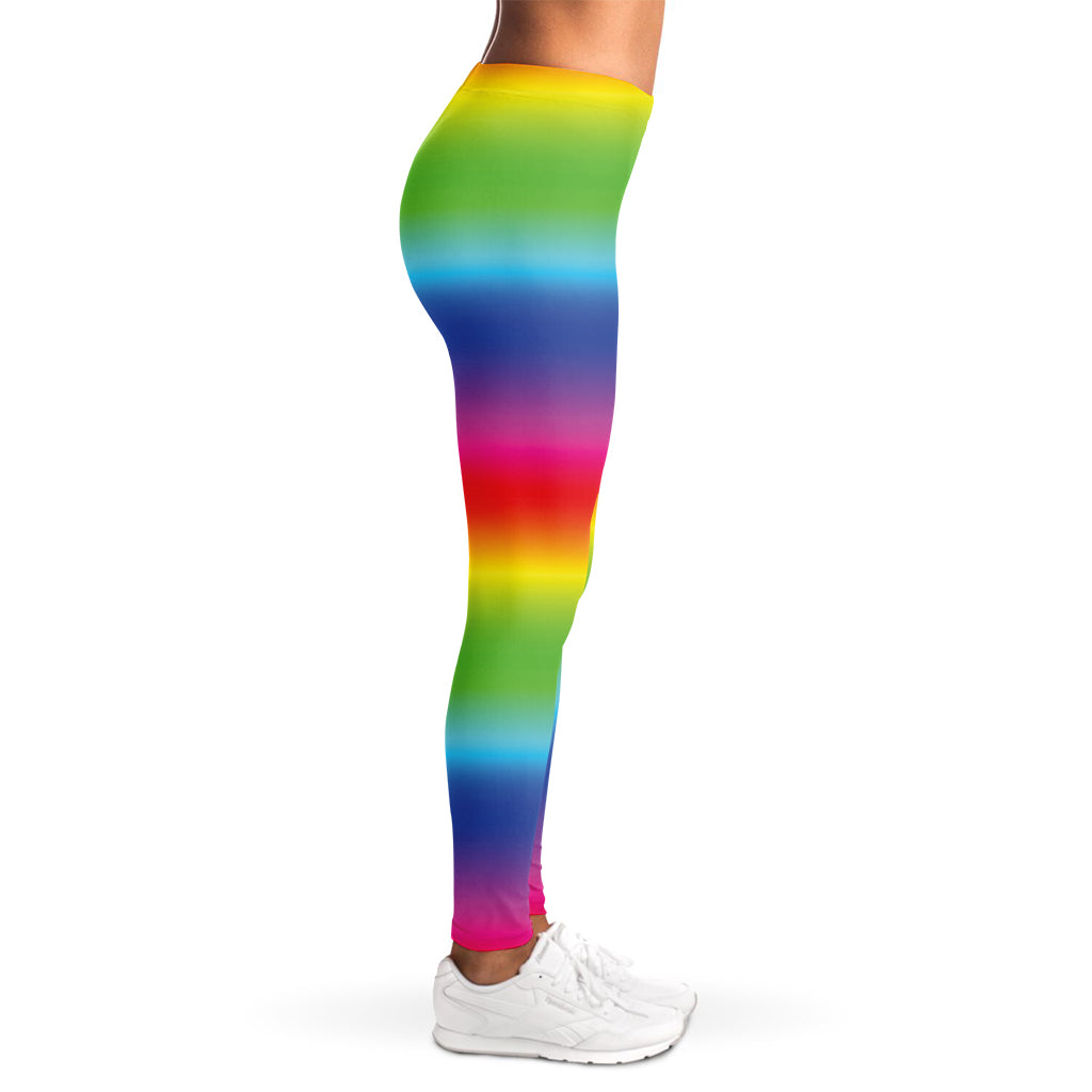Rainbow Print Women's Leggings