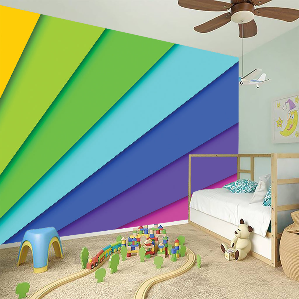Rainbow Shades Print Wall Sticker