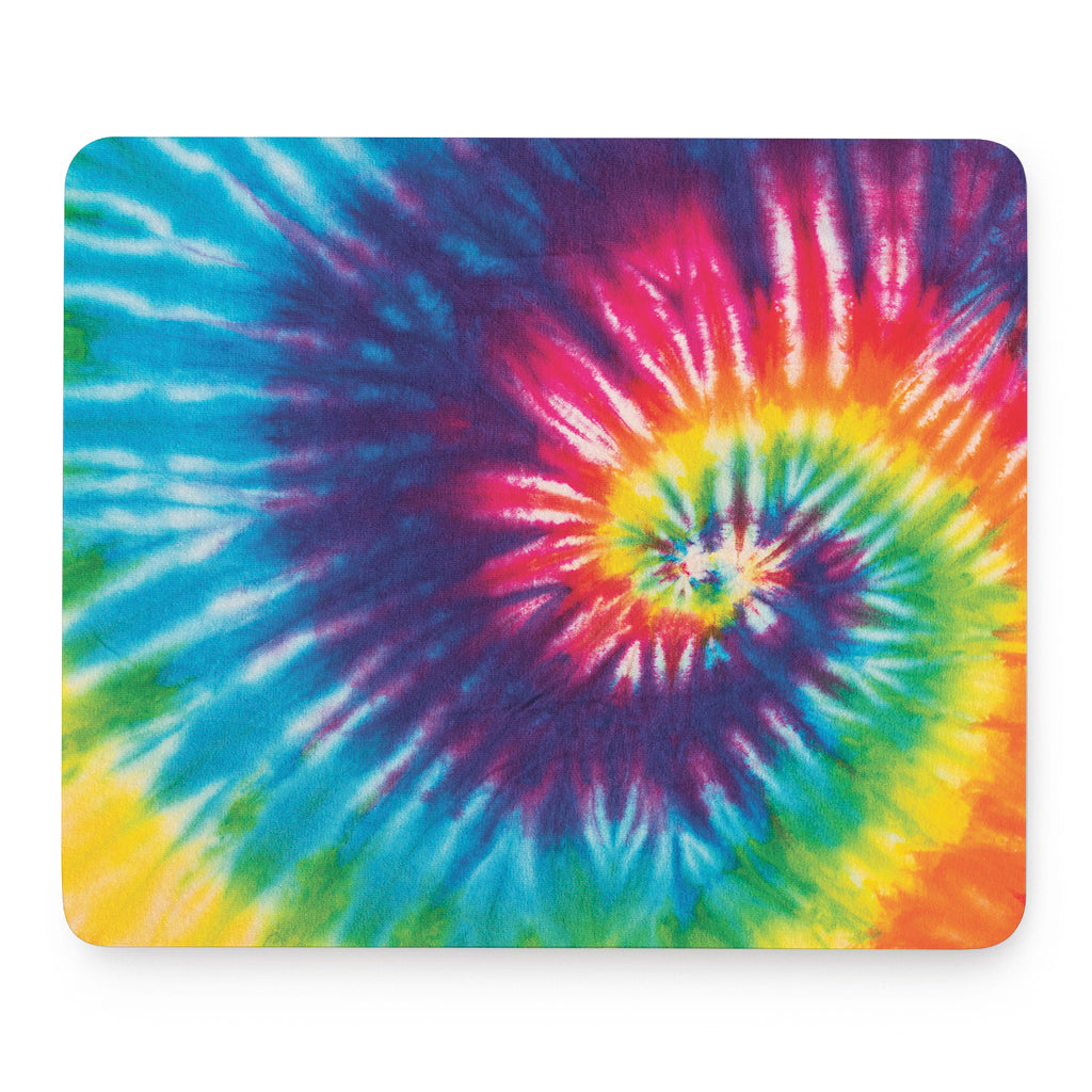 Rainbow Tie Dye Print Mouse Pad