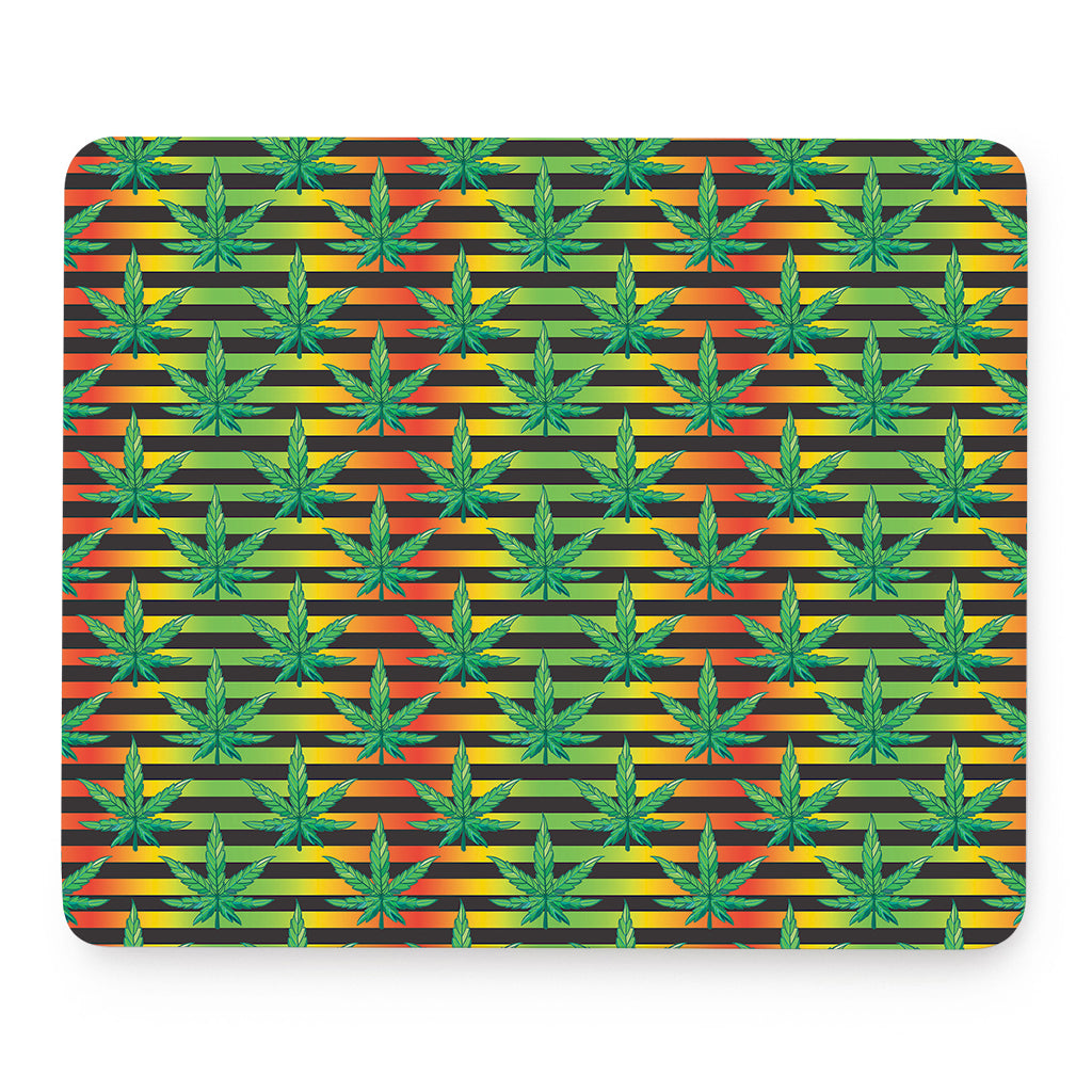 Rasta Striped Pattern Print Mouse Pad